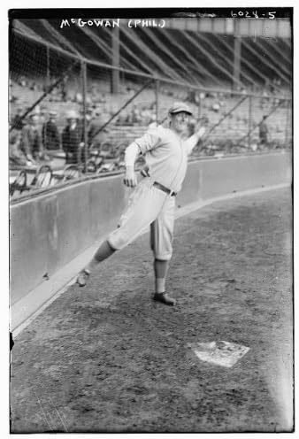 HistoricalFindings Photo: Frank Beauty McGowan, Philadelphia American League, ผู้เล่นเบสบอล, Mitts, Field 1