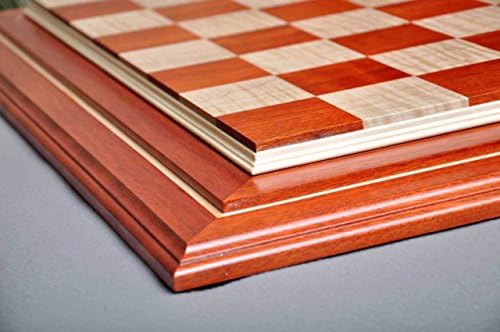 Signature Contemporary IV Luxury Chess Board - 2.5 สี่เหลี่ยม - เมเปิ้ลวูดวูด/หยิก