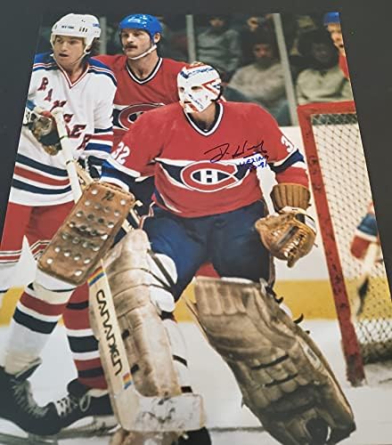 ลายเซ็น Denis Herron 11x14 Montreal Canadiens Photo