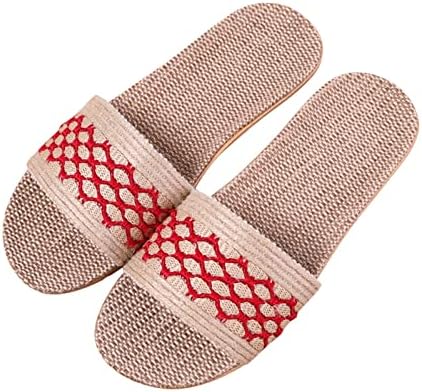 รองเท้าแตะสำหรับผู้หญิงแฟชั่นผู้หญิงระบายอากาศโบฮีเมียชายหาดใบบนรองเท้าลำลอง