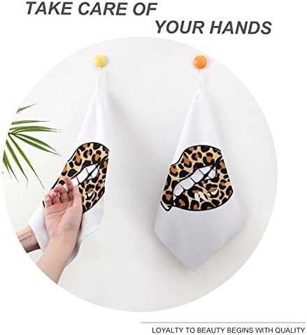 Lurnise Hand Hand Towel lip Lip Hand Hand Towels Dish Towel Lanyard Design สำหรับห้องครัวกีฬาห้องครัว