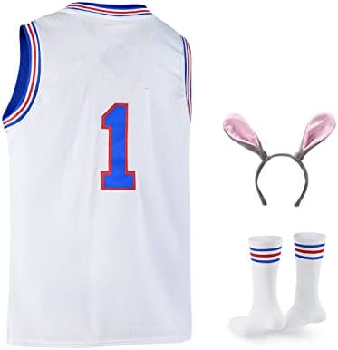 Oknown Basketball Jersey Bugs 1 Moive Sport Jerseys Bunny เสื้อเชิ้ตสำหรับเด็ก