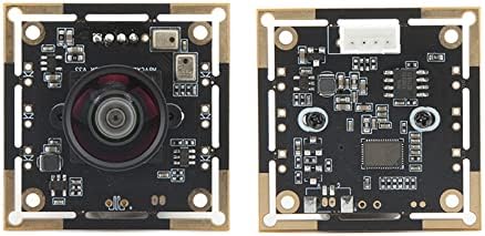 โมดูลกล้องพร้อมสายเคเบิลเชื่อมต่อ USB คู่มือ 5MP โฟกัสไดรฟ์ฟรี 125 °มุมมองในตัวไมโครโฟน