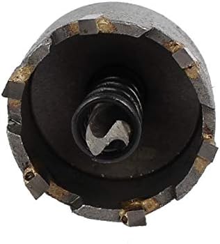 X-Dree 25 มม. การตัด Dia 5mm Twist Bit Tct Tct Drill Hole Hole Hole Saw Grey (Diámetro de Corte de 25 mm diámetro