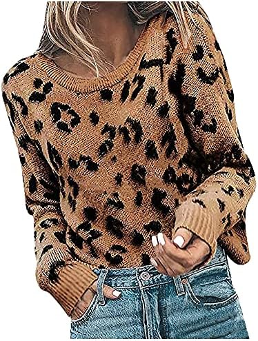 Ymosrh Cardigans Women Casual Loose Knitted Star Print Print Long Sweater Sweater เสื้อสเวตเตอร์สวมเสื้อสเวตเตอร์ขนาดใหญ่