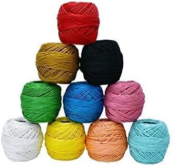 Desko Cotton Mercerised Knitting Fast Color Pack ของ 10