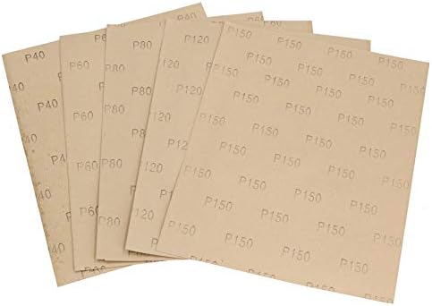 แผ่นกระดาษทรายกรวดแบบสารพัน 40 กรวดถึง 150 กรวดผสมกรวดขัด 20pk